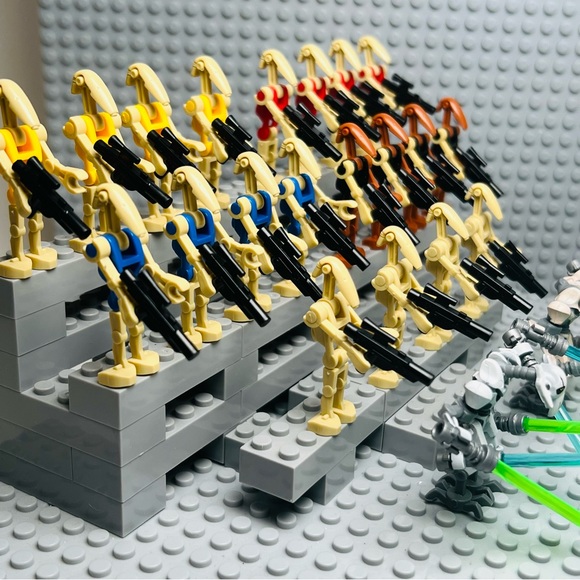 Star Wars General Grievous with Battle Droid Custom Minifigures Lot of 22 - Picture 3 of 4